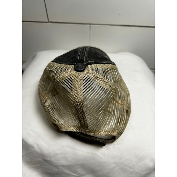 Womans Distressed Look - BOY MOM - Trucker Style Baseball Hat - Picture 3 of 11